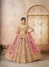 Kf 31 Chiku Banarasi Silk Embroidered Lahenga For Wedding Bulk Orders In India